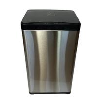 Lixeira Automática com Sensor Inteligente 50 Litros Premium Retangular Prateada