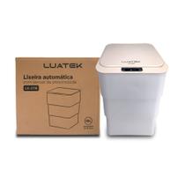 Lixeira Automatica com Sensor Inteligente Infravermelho Sala Cozinha Banheiro Escritório Quarto 15L - LuaTEK