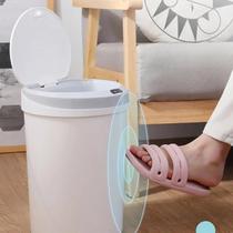 Lixeira Automática Com Sensor Que Abre Fecha Tampa 12litros Recarregável Usb