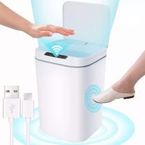 Lixeira Automática com Sensor Recarregável USB Inteligente 16L Lixeira Automática com Sensor Recarregável USB Inteligente 16L
