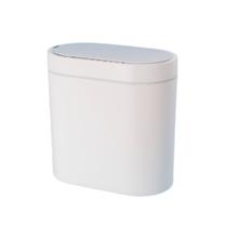 Lixeira automática de plástico 6L Oval Oikos Branca Lixeira automática de plástico 6L Oval Oikos Branca