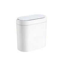 Lixeira automatica de plastico 6l oval oikos branco Lixeira automatica de plastico 6l oval oikos branco