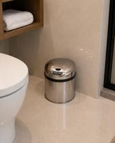 Lixeira Automática Inox 6 Litros Premium Sensor Banheiro Kzi Lixeira Automática Inox 6 Litros Premium Sensor Banheiro Kzi