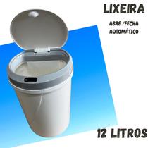 Lixeira Automática Inteligente C/ Sensor 12L Cozinha