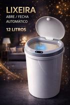 Lixeira Automática Inteligente C/ Sensor 12L Cozinha
