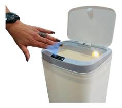 Lixeira Automática Inteligente Sensor Abre Fecha Tampa 16 L