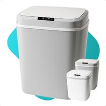 Lixeira Automática Lixeiras Inteligentes Com Sensor 16l Recarregavel - Luatek