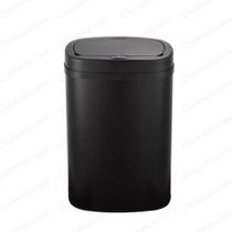 Lixeira Automatica Preta Inox 50 Litros Guimmis.casa