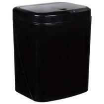 Lixeira Automática Preta USB Sensor de Aproximação 16L Kala