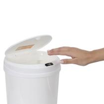 Lixeira Automática Redonda 12 Litros Com Sensor Branca
