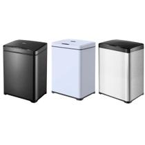 Lixeira Automática Retangular 40 Litros com Sensor em Aço Lixeira Automática Retangular 40 Litros com Sensor em Aço