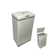Lixeira Automática Retangular 50 Litros com Sensor Branca