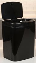 Lixeira Automática Sensor Abertura 16L Preta