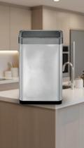 Lixeira Automática Sensor Aço Inox 50 Litros