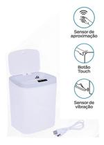 Lixeira Automática Sensor Cozinha Banheiro Sala 16 Litros - Kala