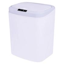 Lixeira Automática USB Sensor de Aproximação Branca 16L Kala