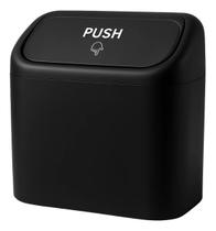 Lixeira Automotiva com Clip e Porta Copo Compacta Impermeável