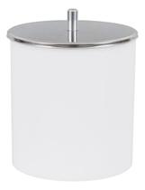 Lixeira Banheiro 5,4l Branca Plastico 28x20x23cm Manual