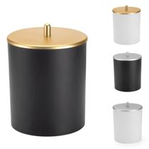 Lixeira Banheiro Cesto de Lixo Com Tampa 5 Litros Cozinha Escritório Design Moderno - Arthi