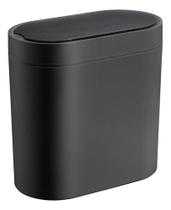 Lixeira Banheiro Plastico 6 L Automatica 27x26x14cm - Preta Lixeira Banheiro Plastico 6 L Automatica 27x26x14cm - Preta