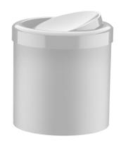 Lixeira Basculante 5 litros Branca plastico cozinha banheiro