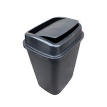 Lixeira Basculante 9 Litros Preta 3UD Plastic Lixeira Basculante 9 Litros Preta 3UD Plastic