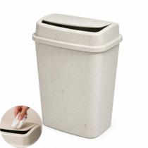 Lixeira basculante marmorizada 9 litros decorada cesto lixo tampa vai e vem retangular compacta 9l cozinha banheiro escr Lixeira basculante marmorizada 9 litros decorada cesto lixo tampa vai e vem retangular compacta 9l cozinha banheiro escr