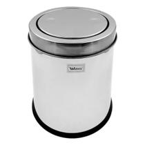 Lixeira Basculante Multiuso Inox 08 litros