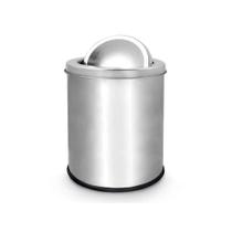 Lixeira Basculante Multiuso Inox - 3 litros