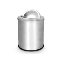 Lixeira Basculante Multiuso Inox - 3 litros