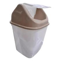 Lixeira Basculante Para Cozinha E Banheiro 3,2 Litros