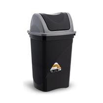 Lixeira Basculante Preto Plasmont 30l Ref0258 - PLASMOMT Lixeira Basculante Preto Plasmont 30l Ref0258 - PLASMOMT