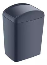 Lixeira Basculante Slim 40 Litros Cinza Lixeira Basculante Slim 40 Litros Cinza