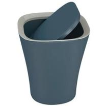 Lixeira Basculante Smart 8,5Litros Azul Petróleo, LIX5289-AZ, Euro Home