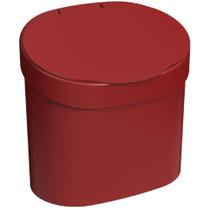 Lixeira Basic para Pia com 4 Litros Vermelha - 10902/0465 - COZA Lixeira Basic para Pia com 4 Litros Vermelha - 10902/0465 - COZA