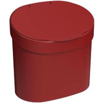 Lixeira Basic Para Pia Com 4 Litros Vermelha - 10902-0465 - Coza