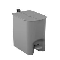 Lixeira Borboleta com Pedal 6LT Cinza Frio 10660/0499 Coza
