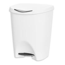 Lixeira Branca 15 Litros Com Pedal Cozinha Banheiro Office