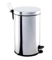 Lixeira c/Pedal e Balde Brinox Decorline 12 L Aço Inoxidável