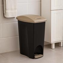 Lixeira c/ pedal ecoblack 3x1 30l