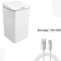 Lixeira C/ Sensor 9L Automática Inteligente Cozinha Banheiro