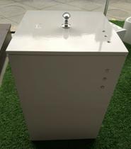 Lixeira C/ Strass Branca Bigua Lixeira C/ Strass Branca Bigua