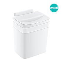 Lixeira c/ suporte removivel 8,5l branco - MOOD
