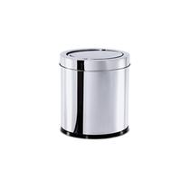 Lixeira C/Tampa Basculante De Aço Inox 5,4L 18,5 x 20cm - Brinox