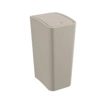 Lixeira C/ Tampa Click 8 Litros Ltc2 Argila Astra Lixeira C/ Tampa Click 8 Litros Ltc2 Argila Astra