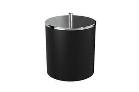 Lixeira C/Tampa Inox 5,4 L Preto Coza