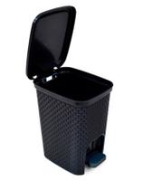 Lixeira Cesto De 7 Litros Tampa Com Pedal Rattan Escritorio Quarto Banheiro Cozinha Lixeira Cesto De 7 Litros Tampa Com Pedal Rattan Escritorio Quarto Banheiro Cozinha