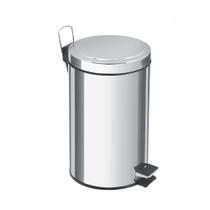 Lixeira Cesto de Lixo em Aço Inox com Pedal 12 LT Tramontina