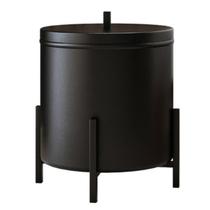 Lixeira Cesto De lixo Para Banheiro Cozinha Level Preto