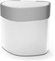 Lixeira Cesto de Lixo Plastico Pia 5L Cozinha Abertura com Click Branca Pratik